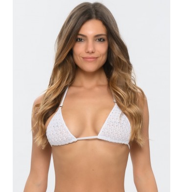 Simona White Top Triangolo