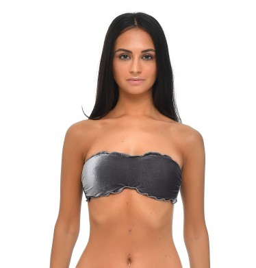 Velvet Grey Fascia Imbottita